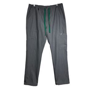 Figs TM3001 Cairo Cargo Scrub Pants Graphite Gray Men's Size L Straight Leg